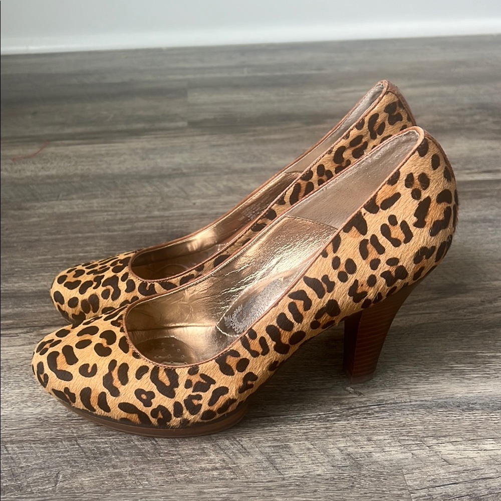 Sofft Leopard Print Heels
